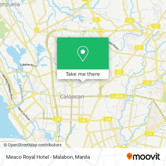 Meaco Royal Hotel - Malabon map