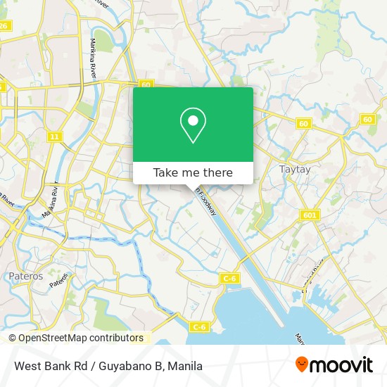 West Bank Rd / Guyabano B map