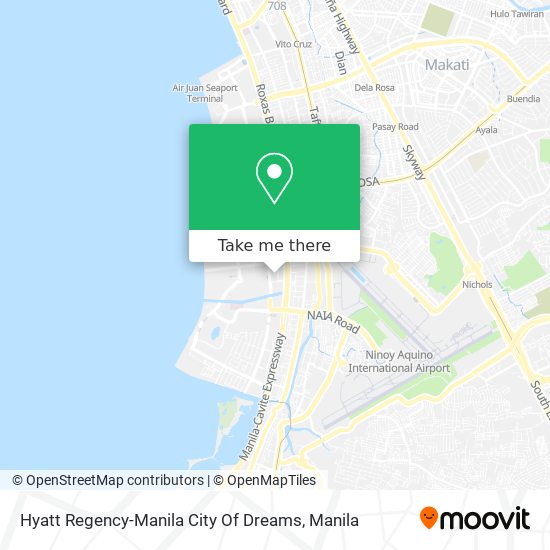 Hyatt Regency-Manila City Of Dreams map