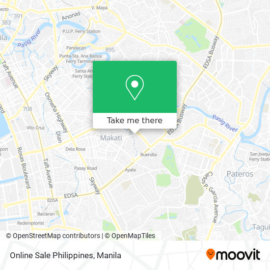 Online Sale Philippines map