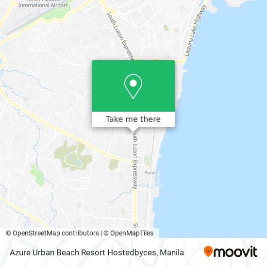 Azure Urban Beach Resort Hostedbyces map
