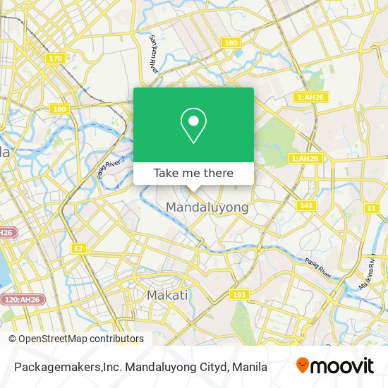 Packagemakers,Inc. Mandaluyong Cityd map