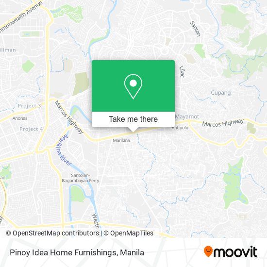 Pinoy Idea Home Furnishings map