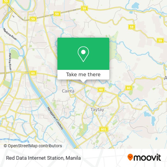 Red Data Internet Station map