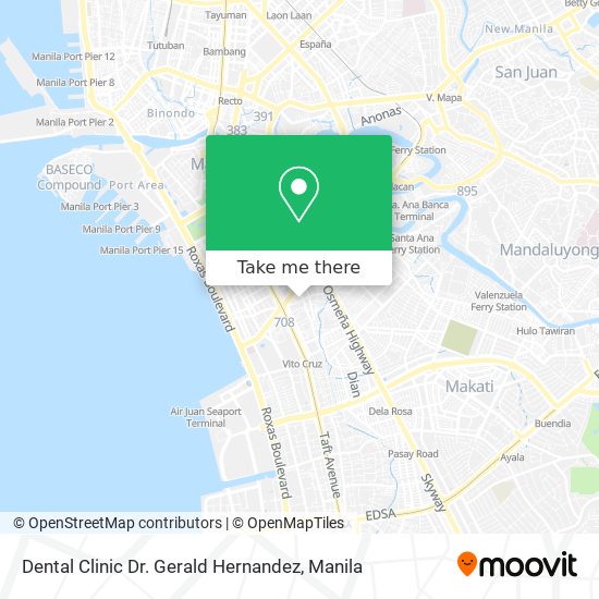 Dental Clinic Dr. Gerald Hernandez map