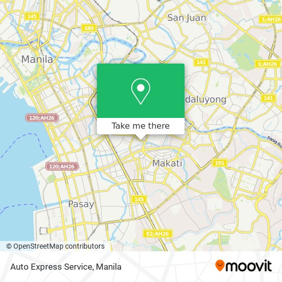 Auto Express Service map
