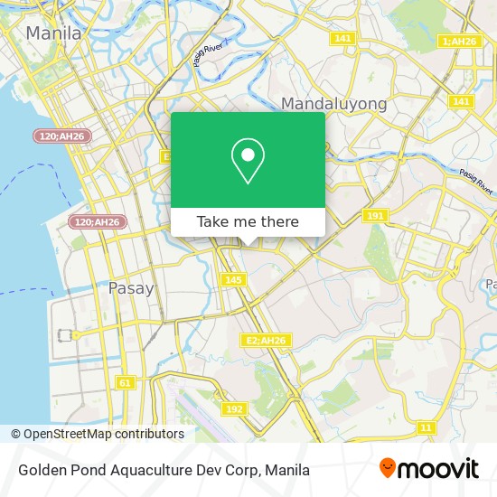 Golden Pond Aquaculture Dev Corp map