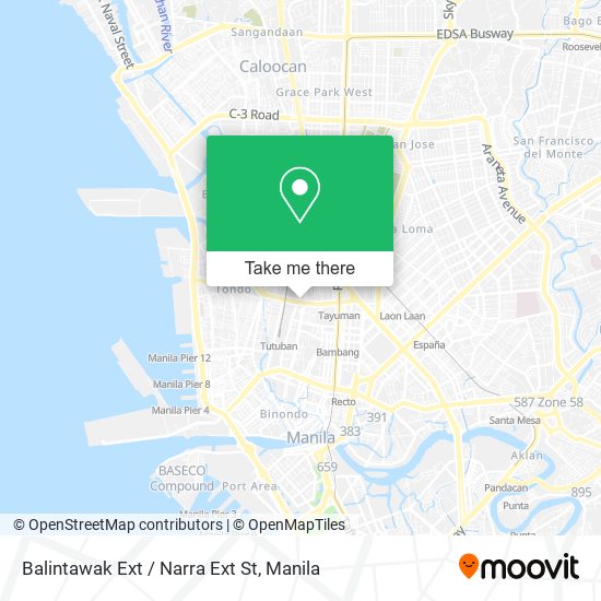 Balintawak Ext / Narra Ext St map