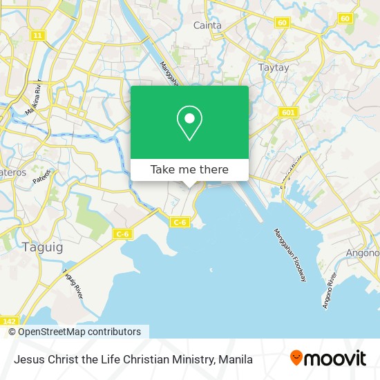 Jesus Christ the Life Christian Ministry map