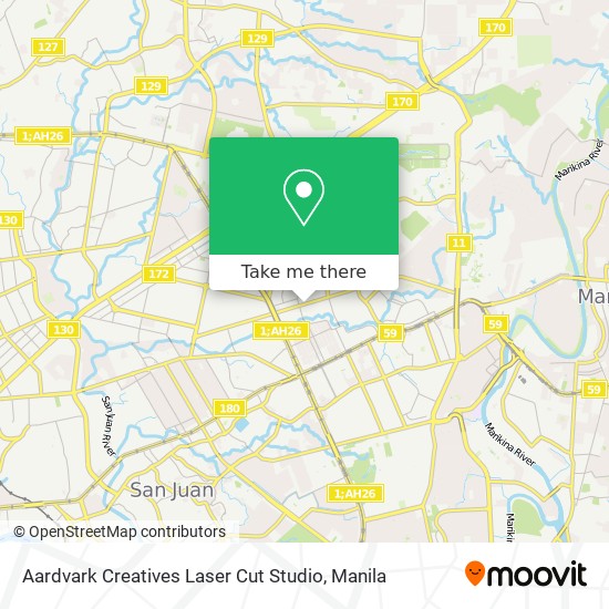 Aardvark Creatives Laser Cut Studio map