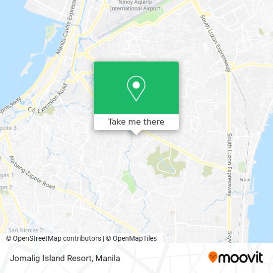 Jomalig Island Resort map