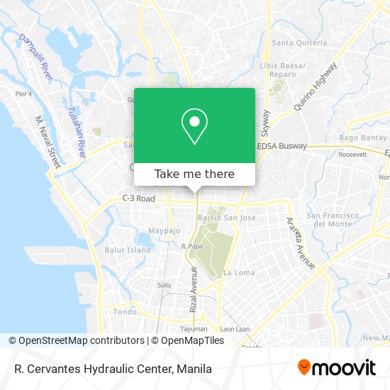 R. Cervantes Hydraulic Center map