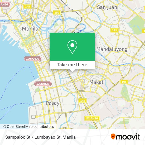 Sampaloc St / Lumbayao St map