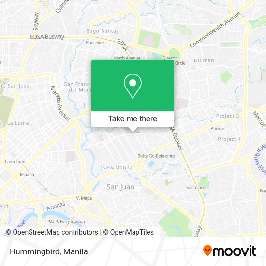 Hummingbird map