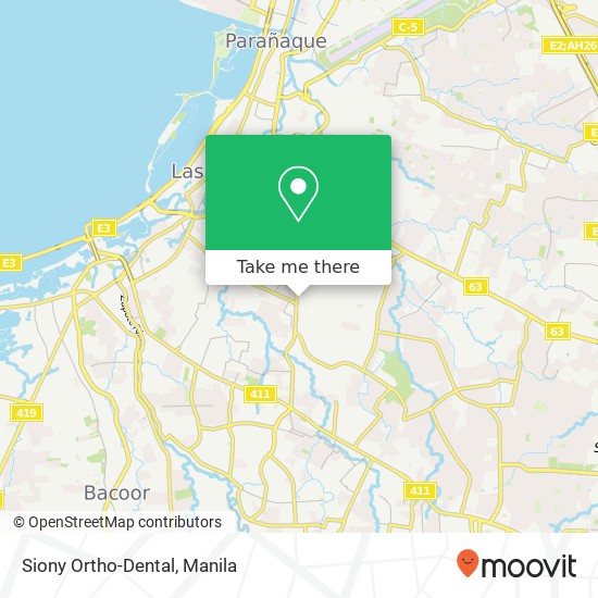 Siony Ortho-Dental map
