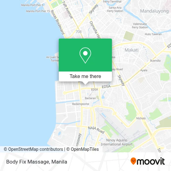 Body Fix Massage map