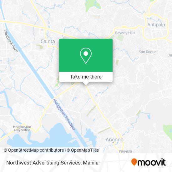 Northwest Advertising Services map