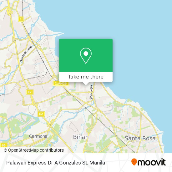 Palawan Express Dr A Gonzales St map