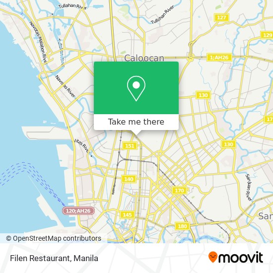 Filen Restaurant map