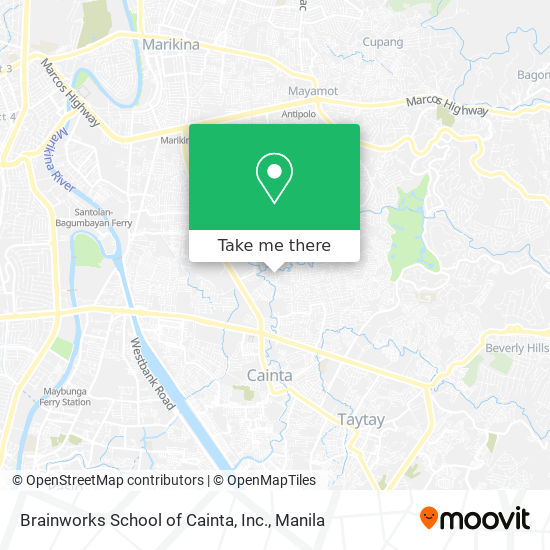 Brainworks School of Cainta, Inc. map