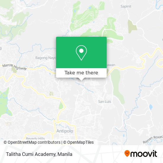 Talitha Cumi Academy map