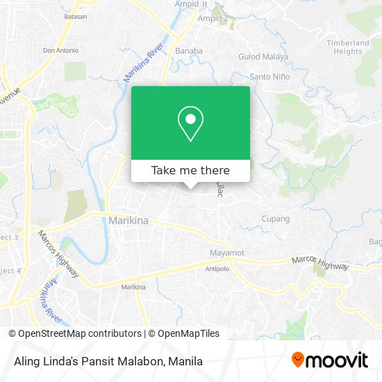 Aling Linda's Pansit Malabon map