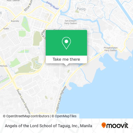 Angels of the Lord School of Taguig, Inc. map