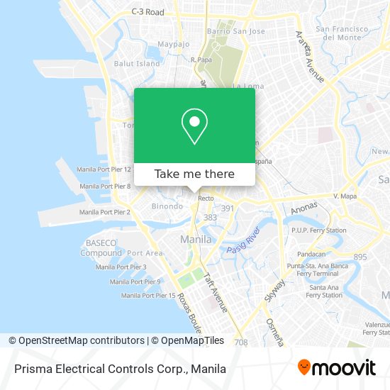 Prisma Electrical Controls Corp. map