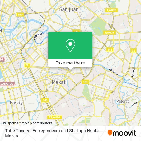 Tribe Theory - Entrepreneurs and Startups Hostel map