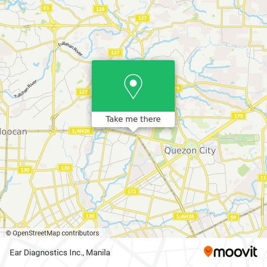 Ear Diagnostics Inc. map