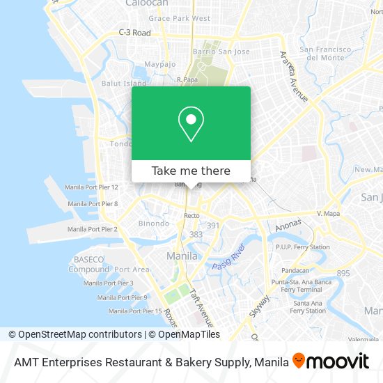 AMT Enterprises Restaurant & Bakery Supply map