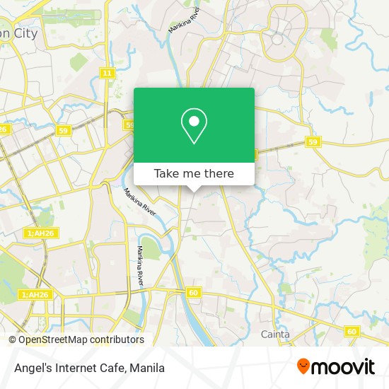 Angel's Internet Cafe map