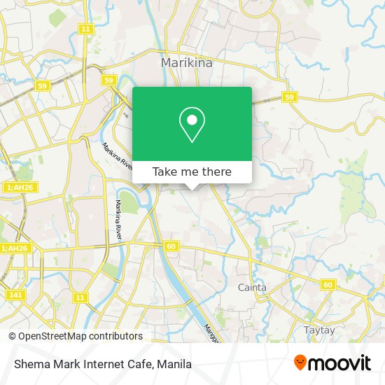 Shema Mark Internet Cafe map