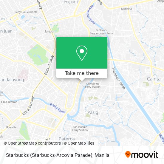 Starbucks (Starbucks-Arcovia Parade) map