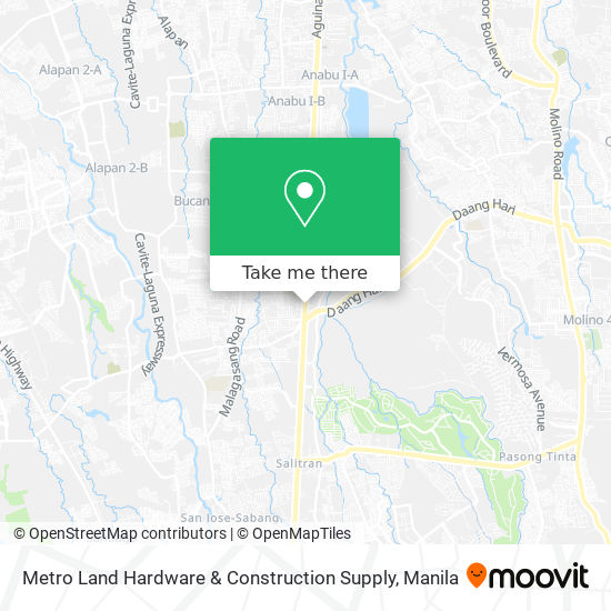 Metro Land Hardware & Construction Supply map