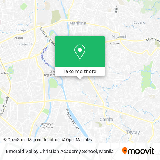 Emerald Valley Christian Academy School map