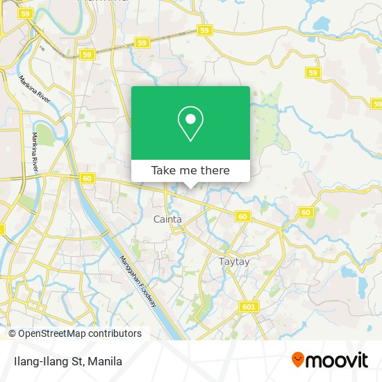 Ilang-Ilang St map