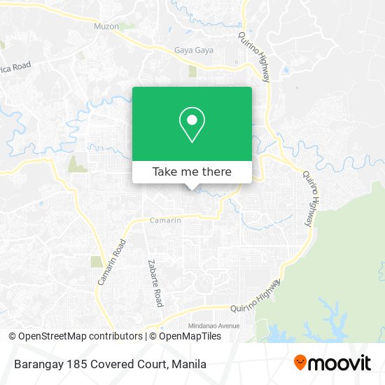 Barangay 185 Covered Court map