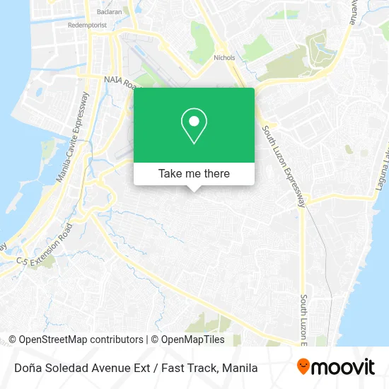 Doña Soledad Avenue Ext / Fast Track map
