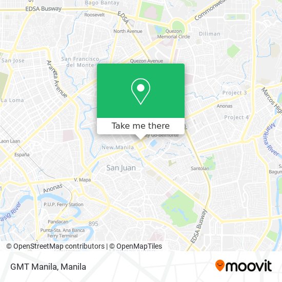 GMT Manila map