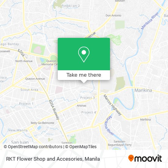 RKT Flower Shop and Accesories map