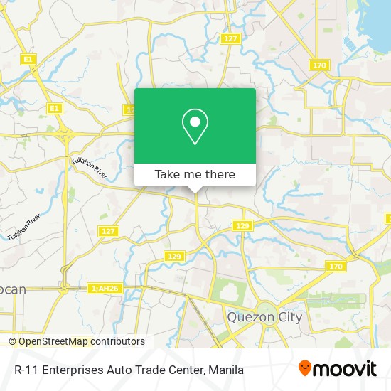 R-11 Enterprises Auto Trade Center map