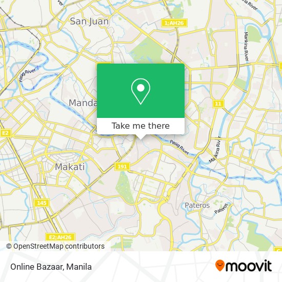 Online Bazaar map