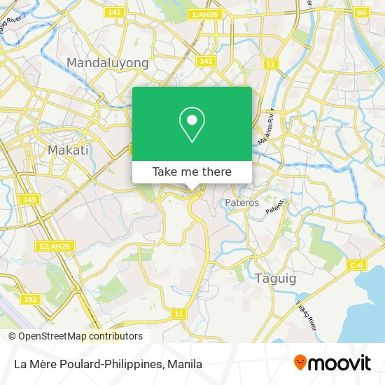 La Mère Poulard-Philippines map
