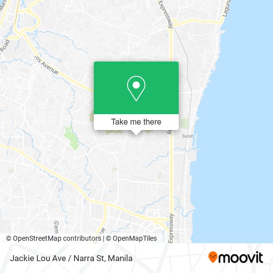 Jackie Lou Ave / Narra St map