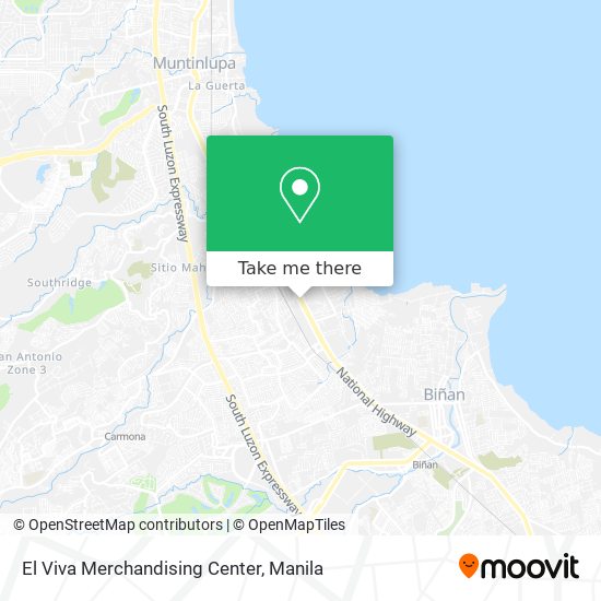 El Viva Merchandising Center map