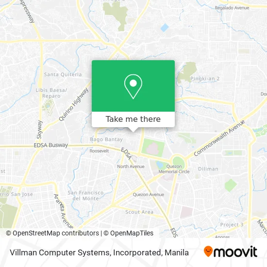 Villman Computer Systems, Incorporated map
