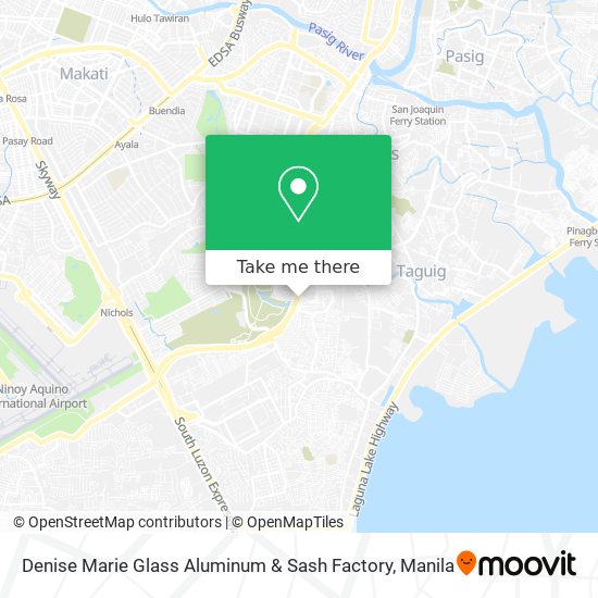 Denise Marie Glass Aluminum & Sash Factory map