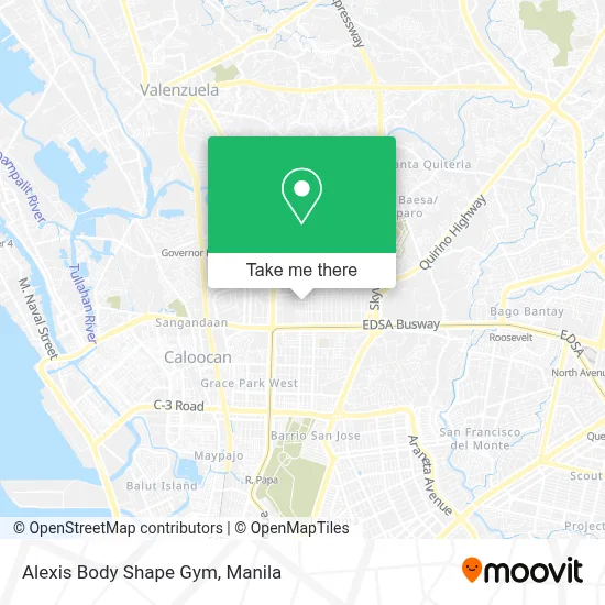 Alexis Body Shape Gym map
