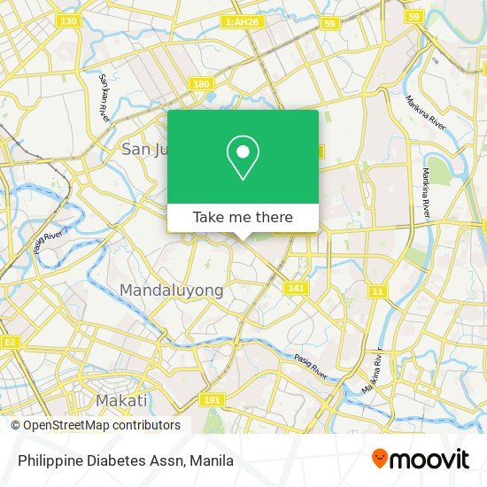 Philippine Diabetes Assn map